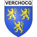 Stickers coat of arms Verchocq adhesive sticker