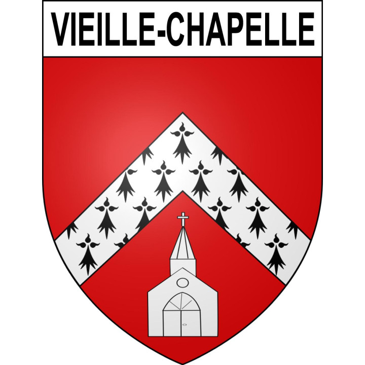 Vieille-Chapelle Sticker wappen, gelsenkirchen, augsburg, klebender aufkleber