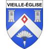 Stickers coat of arms Vieille-Église adhesive sticker