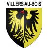 Stickers coat of arms Villers-au-Bois adhesive sticker