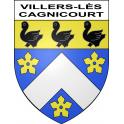 Stickers coat of arms Villers-lès-Cagnicourt adhesive sticker