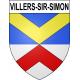 Villers-Sir-Simon Sticker wappen, gelsenkirchen, augsburg, klebender aufkleber
