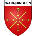Wacquinghen Sticker wappen, gelsenkirchen, augsburg, klebender aufkleber