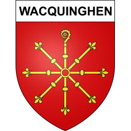 Stickers coat of arms Wacquinghen adhesive sticker
