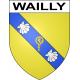 Stickers coat of arms Wailly adhesive sticker