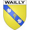 Stickers coat of arms Wailly adhesive sticker
