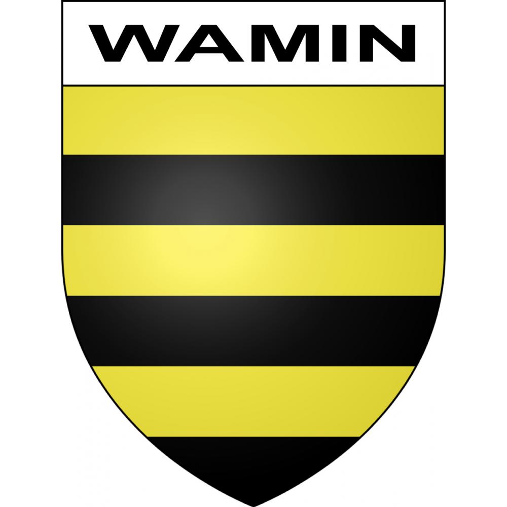 Wamin Sticker wappen, gelsenkirchen, augsburg, klebender aufkleber