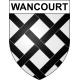 Wancourt Sticker wappen, gelsenkirchen, augsburg, klebender aufkleber