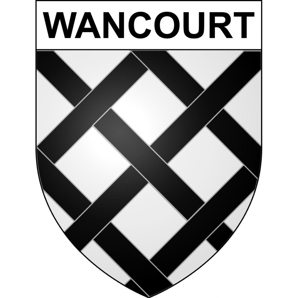 Wancourt Sticker wappen, gelsenkirchen, augsburg, klebender aufkleber