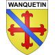 Stickers coat of arms Wanquetin adhesive sticker