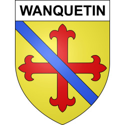 Wanquetin62 ville sticker blason écusson autocollant adhésif