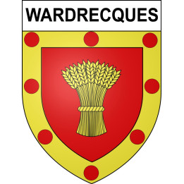Wardrecques Sticker wappen, gelsenkirchen, augsburg, klebender aufkleber
