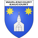 Stickers coat of arms Warlencourt-Eaucourt adhesive sticker