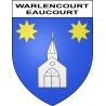 Warlencourt-Eaucourt Sticker wappen, gelsenkirchen, augsburg, klebender aufkleber