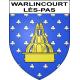 Warlincourt-lès-Pas 62 ville sticker blason écusson autocollant adhésif