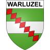 Warluzel 62 ville sticker blason écusson autocollant adhésif