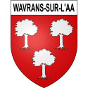 Wavrans-sur-l'Aa Sticker wappen, gelsenkirchen, augsburg, klebender aufkleber