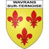 Wavrans-sur-Ternoise Sticker wappen, gelsenkirchen, augsburg, klebender aufkleber