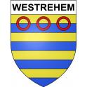 Stickers coat of arms Westrehem adhesive sticker