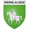 Stickers coat of arms Wierre-au-Bois adhesive sticker