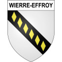 Wierre-Effroy Sticker wappen, gelsenkirchen, augsburg, klebender aufkleber