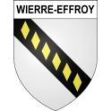 Stickers coat of arms Wierre-Effroy adhesive sticker