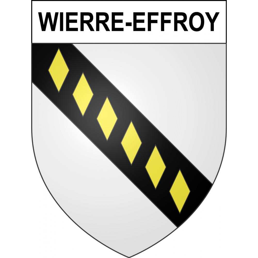 Stickers coat of arms Wierre-Effroy adhesive sticker