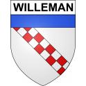 Stickers coat of arms Willeman adhesive sticker