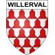 Willerval 62 ville sticker blason écusson autocollant adhésif
