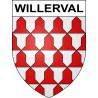 Stickers coat of arms Willerval adhesive sticker