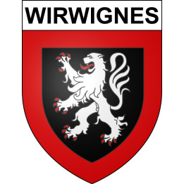 Wirwignes 62 ville sticker blason écusson autocollant adhésif