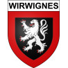 Wirwignes Sticker wappen, gelsenkirchen, augsburg, klebender aufkleber