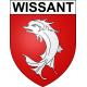 Stickers coat of arms Wissant adhesive sticker