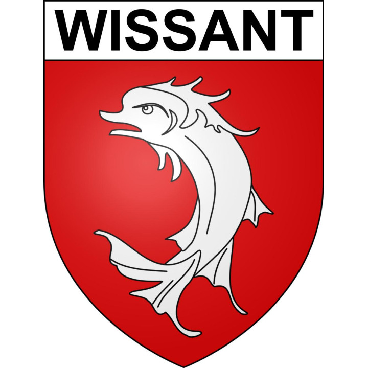 Wissant Sticker wappen, gelsenkirchen, augsburg, klebender aufkleber