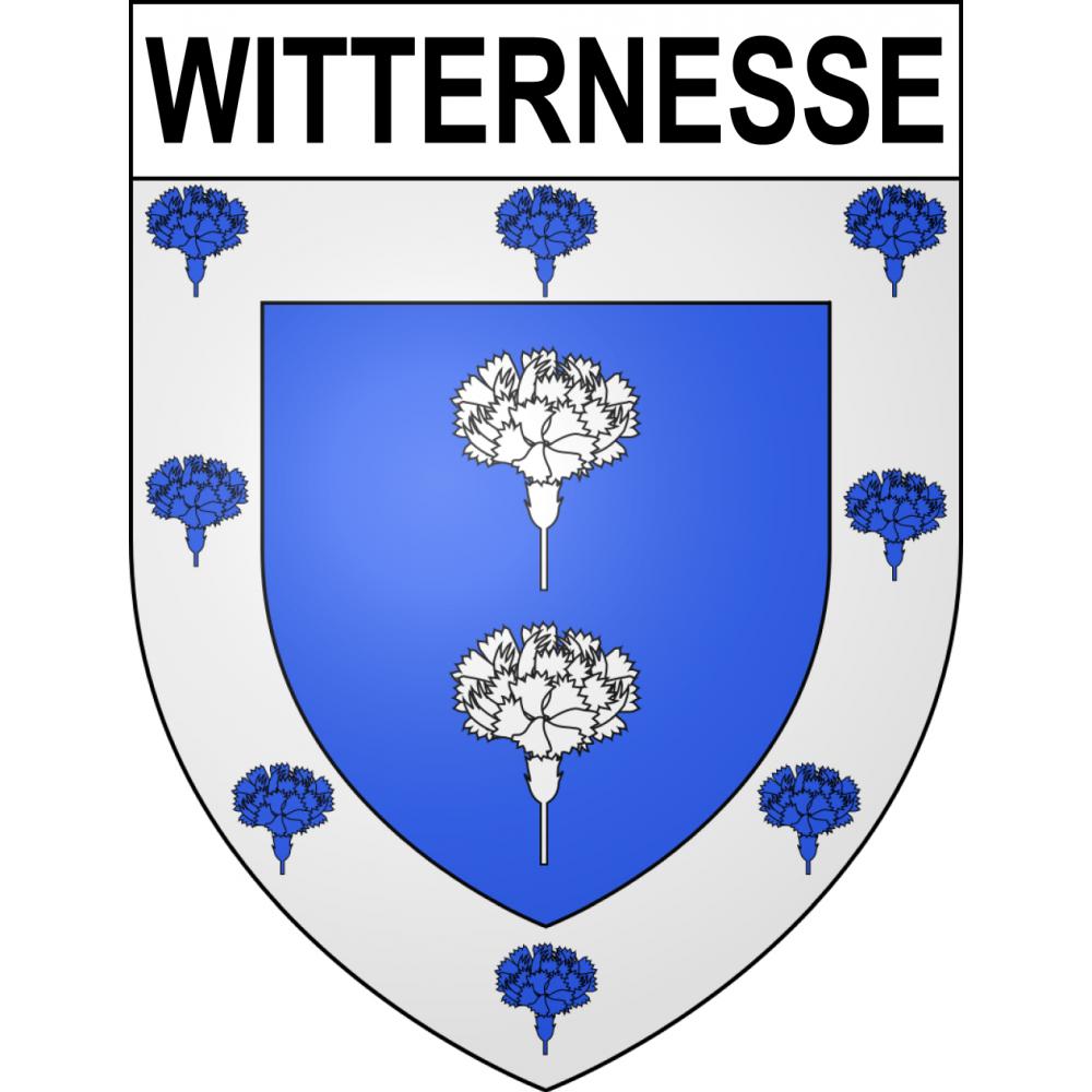Witternesse 62 ville sticker blason écusson autocollant adhésif