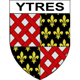 Stickers coat of arms Ytres adhesive sticker