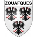 Zouafques Sticker wappen, gelsenkirchen, augsburg, klebender aufkleber