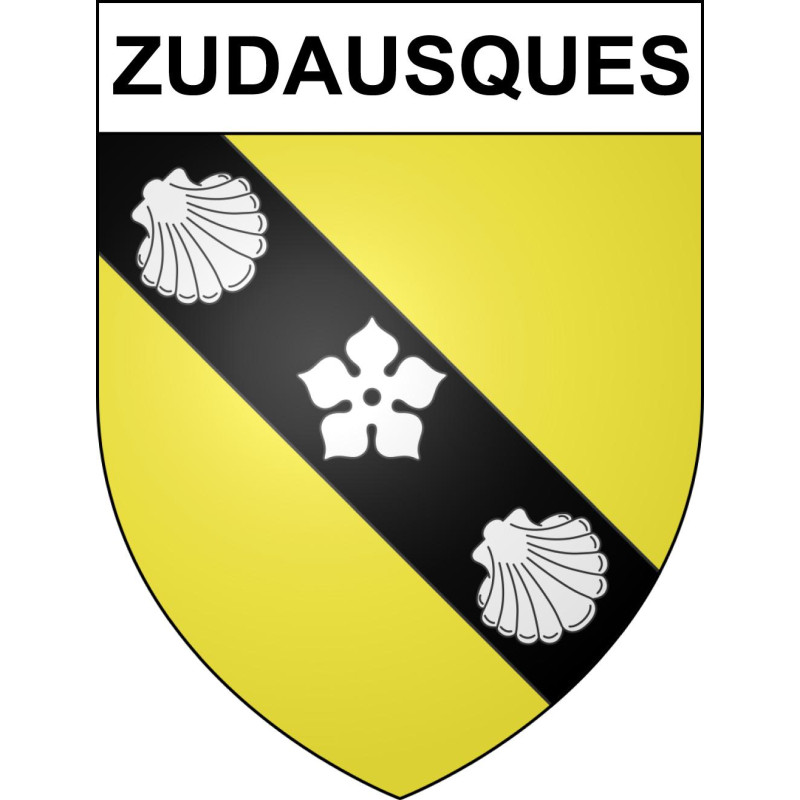 Adesivi stemma Zudausques adesivo