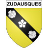 Stickers coat of arms Zudausques adhesive sticker