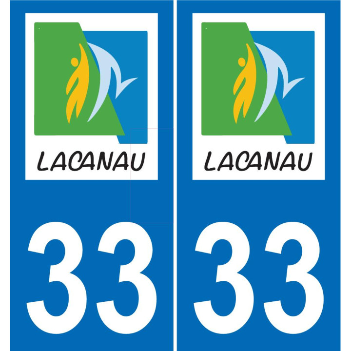 64 Pau logotipo de la etiqueta engomada de la placa de registro de la ciudad