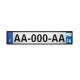 64 Pau logo adesivo piastra di registrazione city