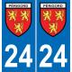 64 Pau sticker plate registration city