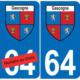 64 Pau placa etiqueta de registro de la ciudad