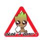 Bambino a bordo del triangolo di avvertimento decal sticker adesivo