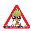 Baby an bord dreieck warning aufkleber sticker kleber
