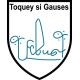 Febus Toquey Si Gauses ville sticker blason écusson autocollant adhésif 65663