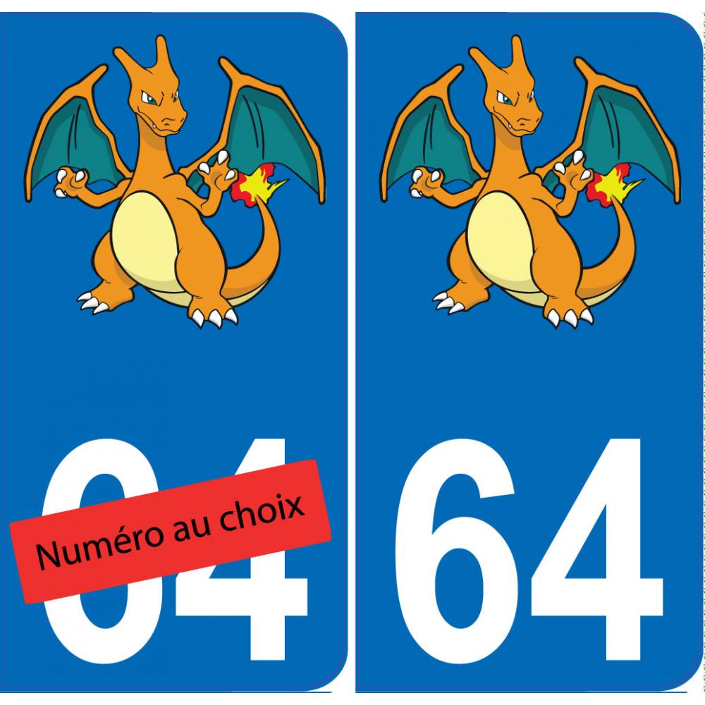 Sticker Pokémon Dracaufeu - Adhésifs de France