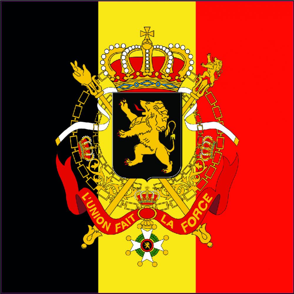Belgium Belgique sticker drapeau blason autocollant adhésif 6354