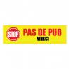 stop no pub publicidad buzón de sticker decal logotipo 3