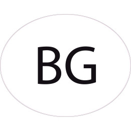 logotipo de groland etiqueta engomada de la etiqueta engomada adhesiva GRD